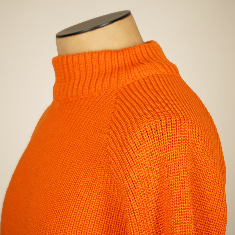 Heimat Merino Raglan Sweater - Rescue Orange