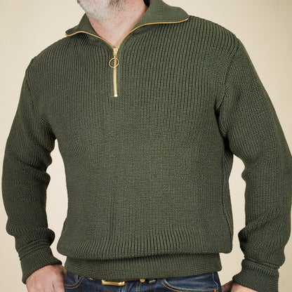 Heimat Skipper Sweater - Military Green