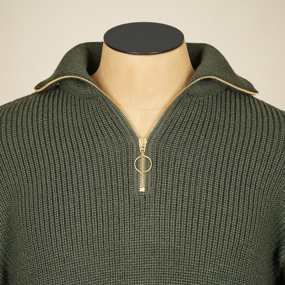 Heimat Skipper Sweater - Military Green