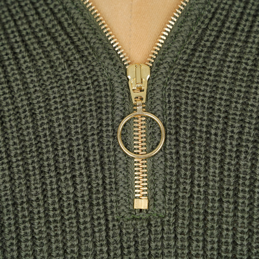 Heimat Skipper Sweater - Military Green