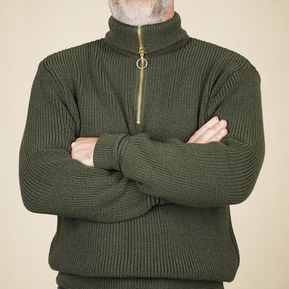 Heimat Skipper Sweater - Military Green