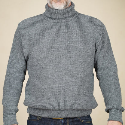 Heimat U Boat Roll Neck - Battleship Grey