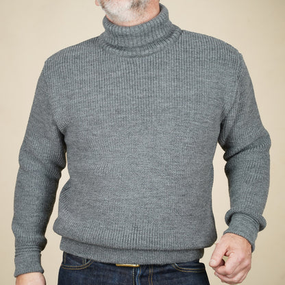 Heimat U Boat Roll Neck - Battleship Grey