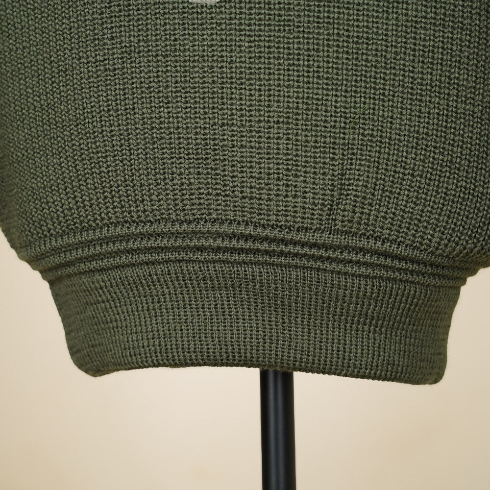 Heimat U Boat Roll Neck - Military Green