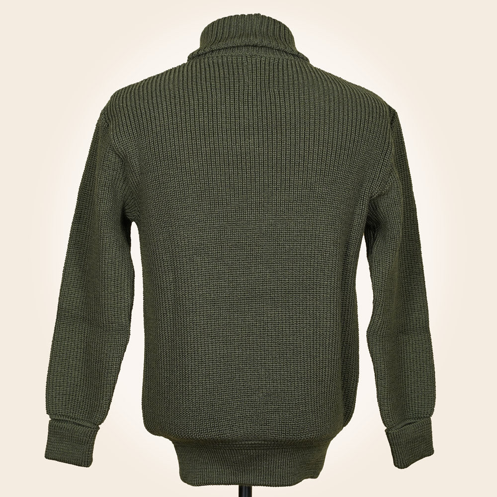 Heimat U Boat Roll Neck - Military Green