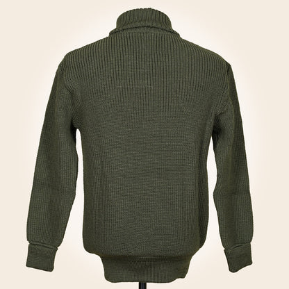 Heimat U Boat Roll Neck - Military Green