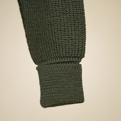 Heimat U Boat Roll Neck - Military Green