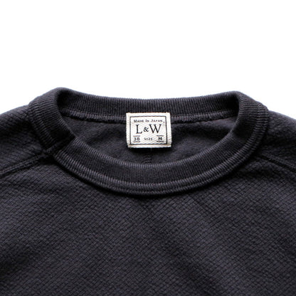 Loop & Weft 3/4 Sleeve Tee - Black