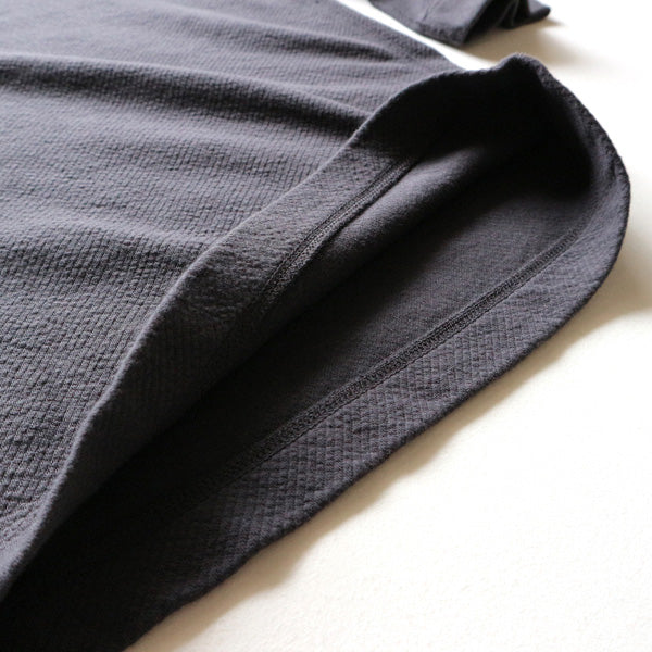 Loop & Weft 3/4 Sleeve Tee - Black