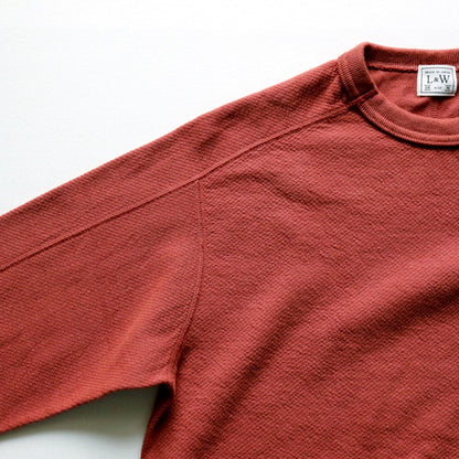 Loop & Weft 3/4 Sleeve Tee Dark Cherry