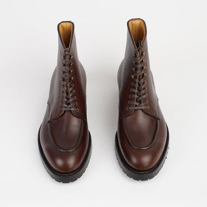 Joe Works Apron Front Derby Boots Brown Scotch Grain Leather