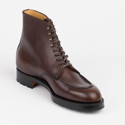 Joe Works Apron Front Derby Boots Brown Scotch Grain Leather