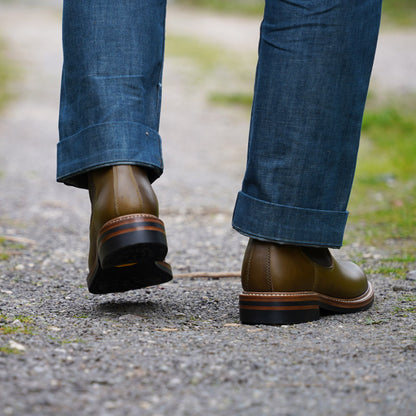 John Lofgren Chelsea Boots - Olive CXL