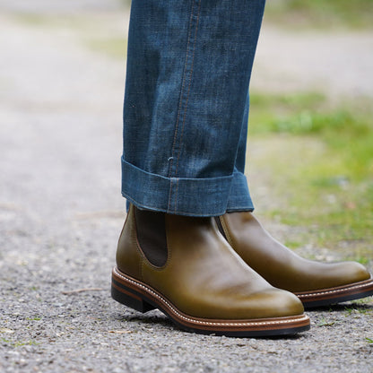 John Lofgren Chelsea Boots - Olive CXL