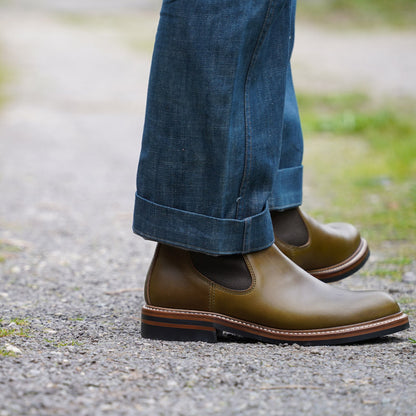 John Lofgren Chelsea Boots - Olive CXL