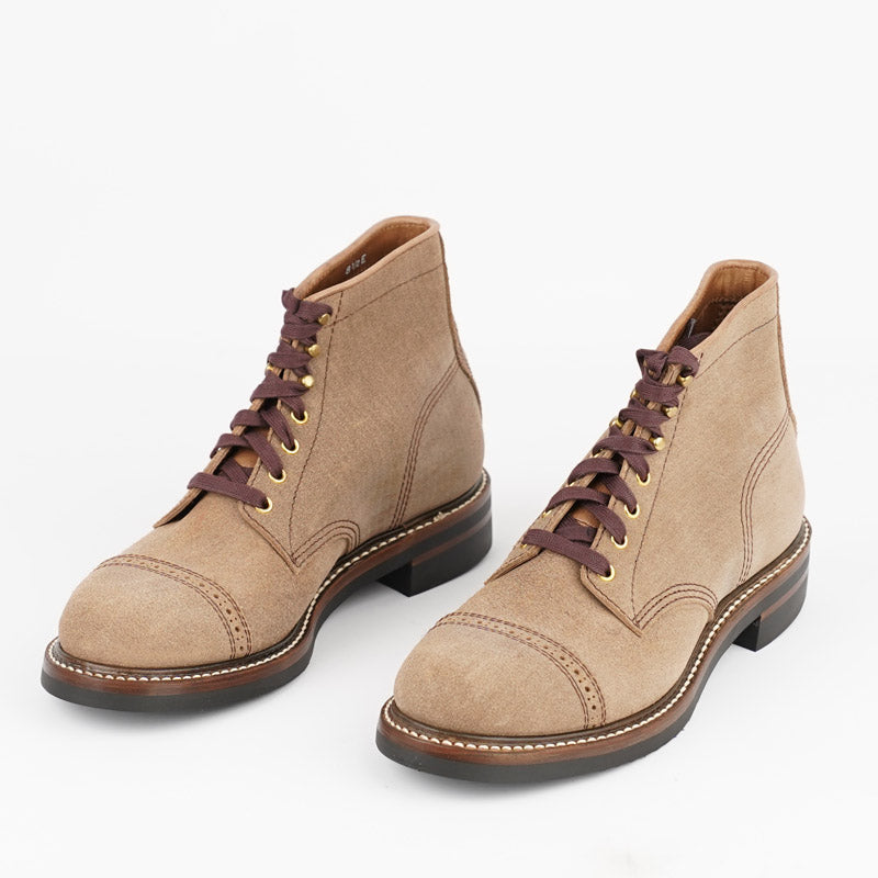 John Lofgren Combat Boots Natural Roughout