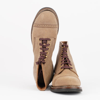 John Lofgren Combat Boots Natural Roughout