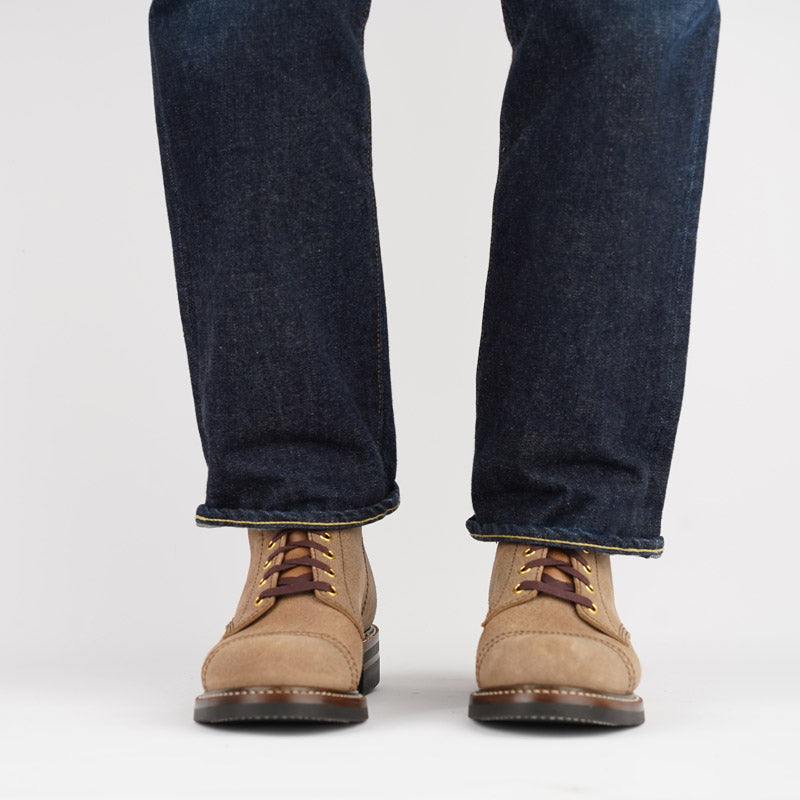 John Lofgren Combat Boots Natural Roughout