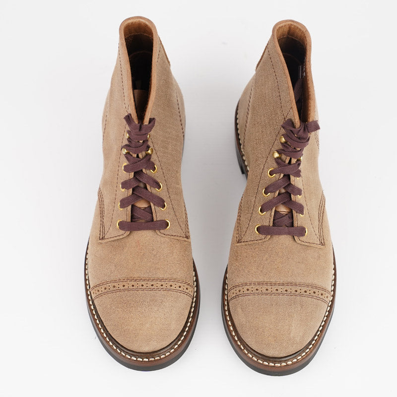 John Lofgren Combat Boots Natural Roughout