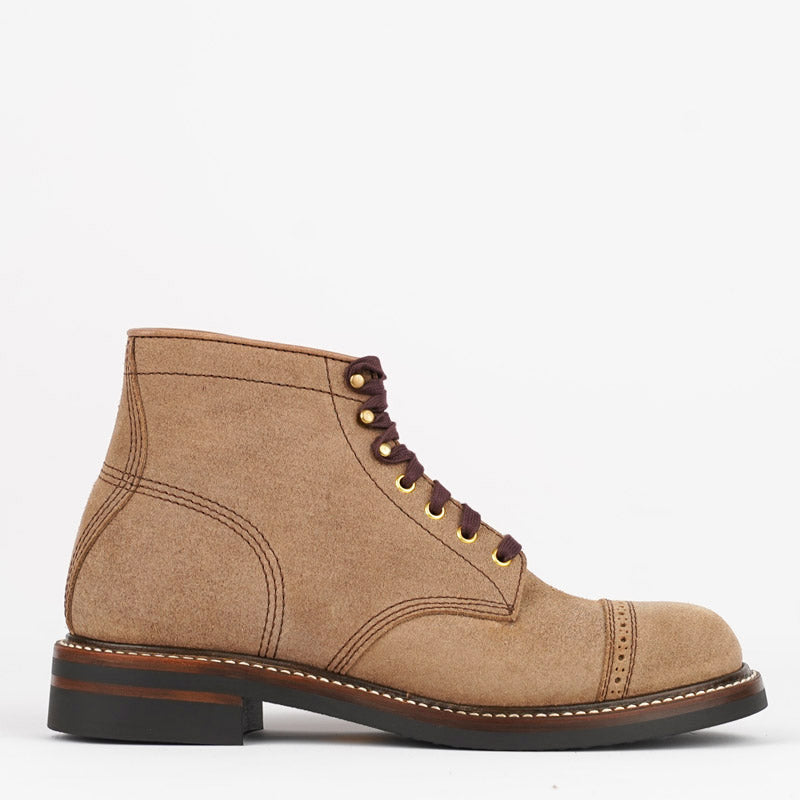 John Lofgren Combat Boots Natural Roughout