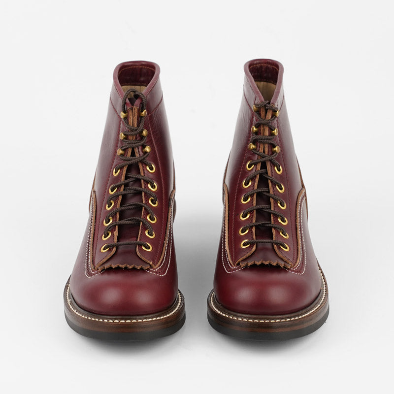 John Lofgren Donkey Puncher Boots Burgundy CXL