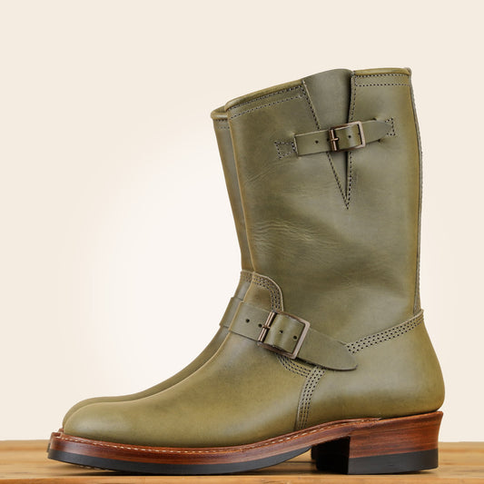 John Lofgren Engineer Boots - Grigio Badalassi Leather