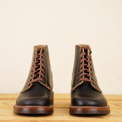 M-43 Service Boots - Dark Brown Waxed Flesh