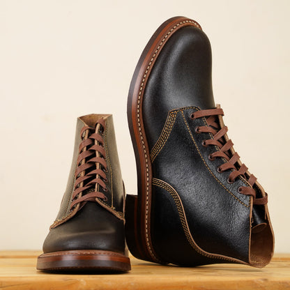 M-43 Service Boots - Dark Brown Waxed Flesh