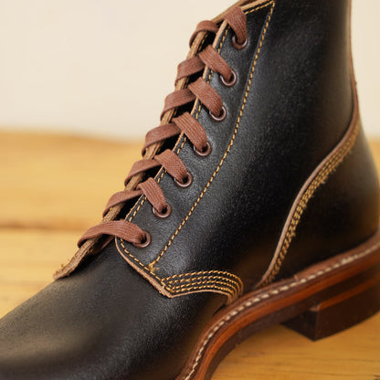 M-43 Service Boots - Dark Brown Waxed Flesh