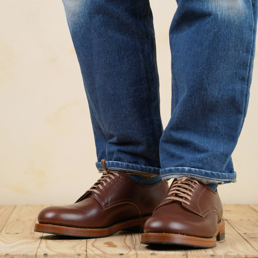 John Lofgren USN Low Quarter Shoes Russet French Calfskin