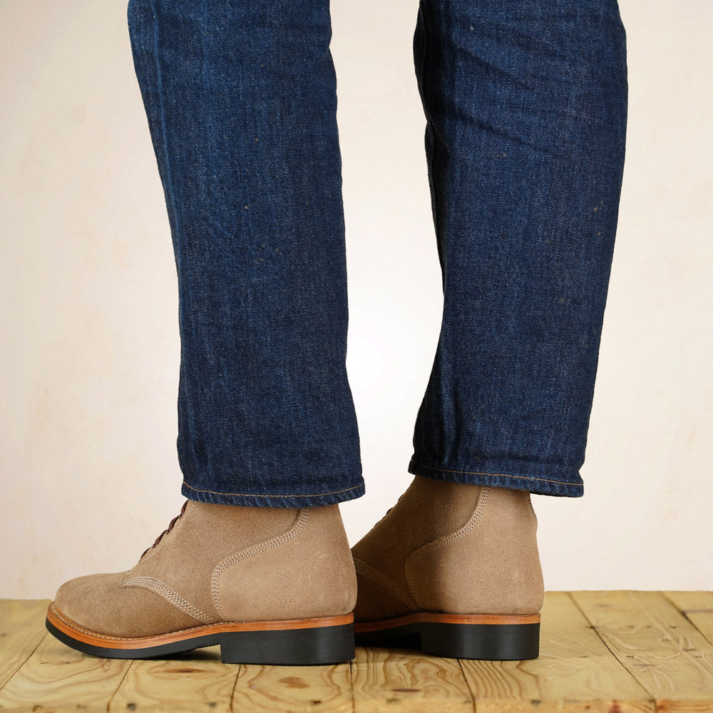 John Lofgren US NAVY N-1 FIELD SHOES BOONDOCKERS - Natural Roughout