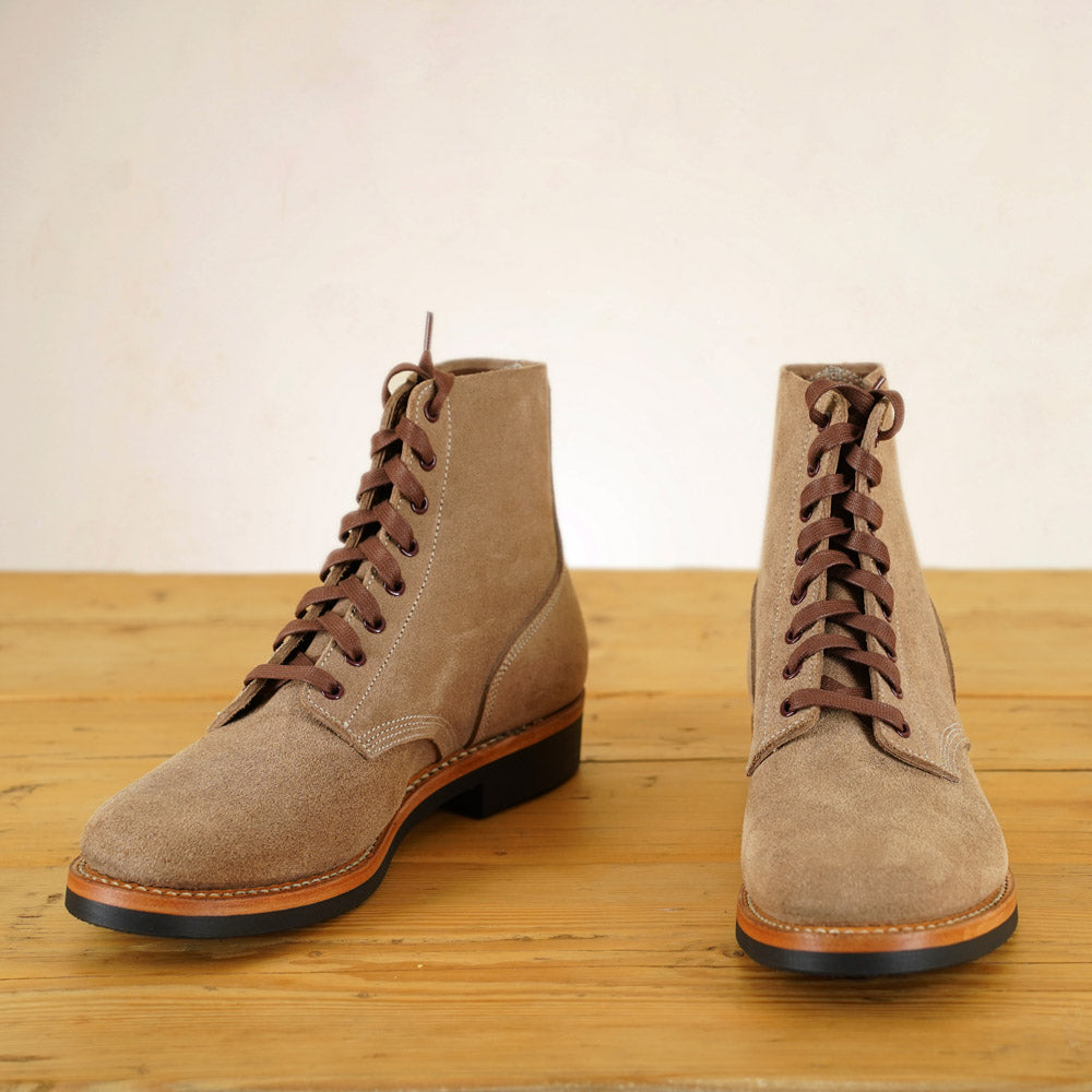 John Lofgren US NAVY N-1 FIELD SHOES BOONDOCKERS - Natural Roughout