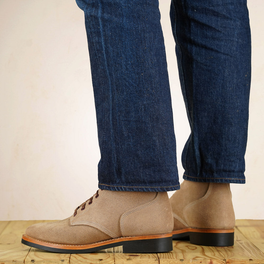 John Lofgren US NAVY N-1 FIELD SHOES BOONDOCKERS - Natural Roughout