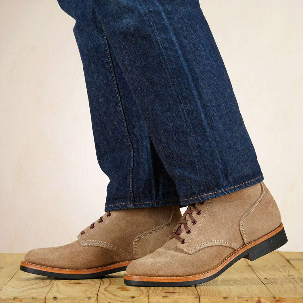 John Lofgren US NAVY N-1 FIELD SHOES BOONDOCKERS - Natural Roughout