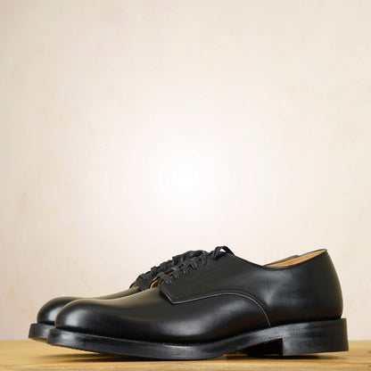 John Lofgren USN Low Quarter Shoes - Black French Calfskin