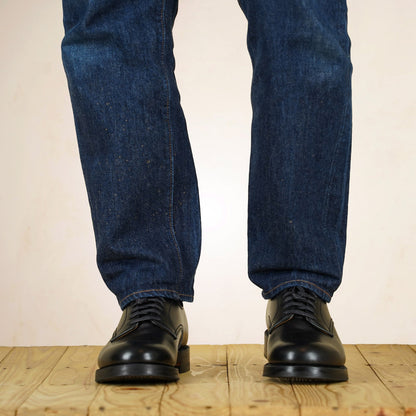 John Lofgren USN Low Quarter Shoes - Black French Calfskin