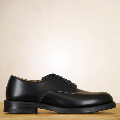 John Lofgren USN Low Quarter Shoes - Black French Calfskin