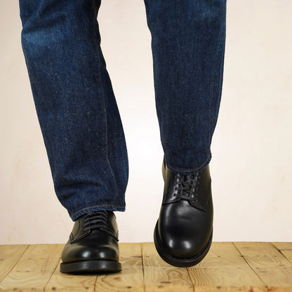 John Lofgren USN Low Quarter Shoes - Black French Calfskin