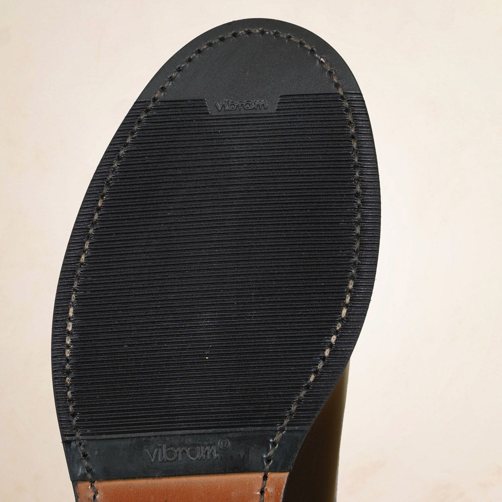 John Lofgren USN Low Quarter Shoes - Black French Calfskin