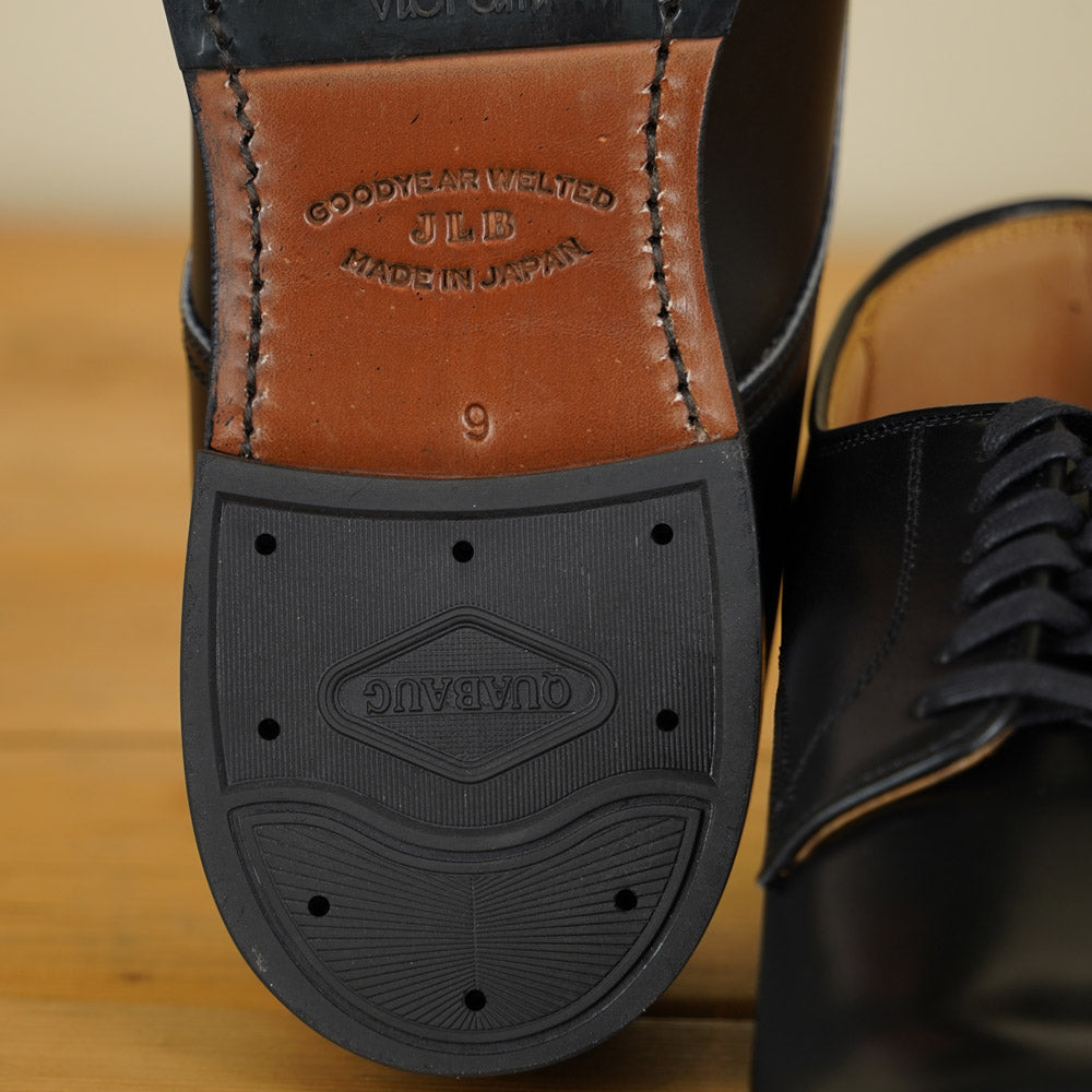 John Lofgren USN Low Quarter Shoes - Black French Calfskin