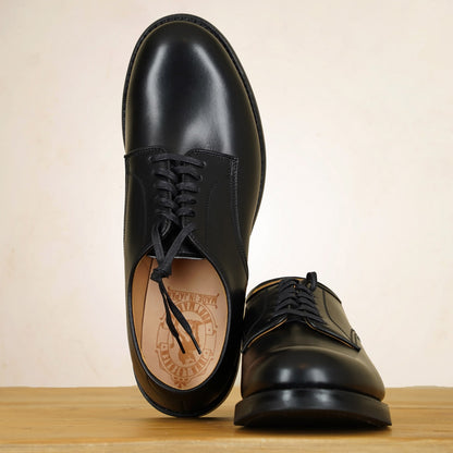 John Lofgren USN Low Quarter Shoes - Black French Calfskin