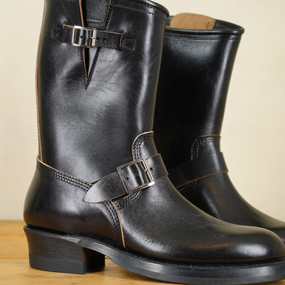 John Lofgren Engineer Boots - Shinki Horsebutt Black