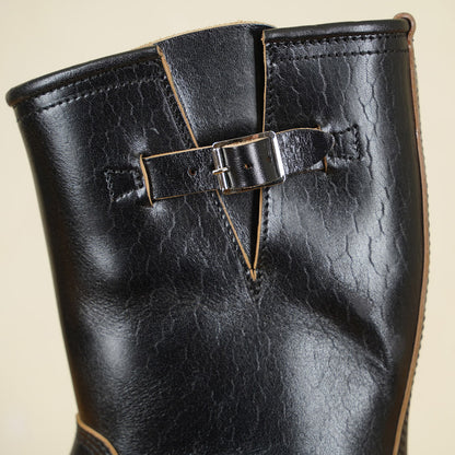 John Lofgren Engineer Boots - Shinki Horsebutt Black