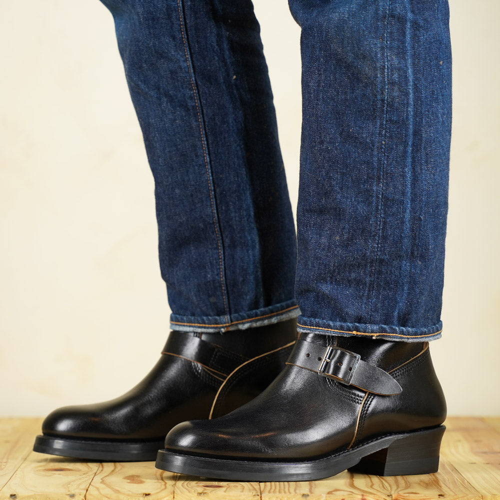 John Lofgren Engineer Boots - Shinki Horsebutt Black