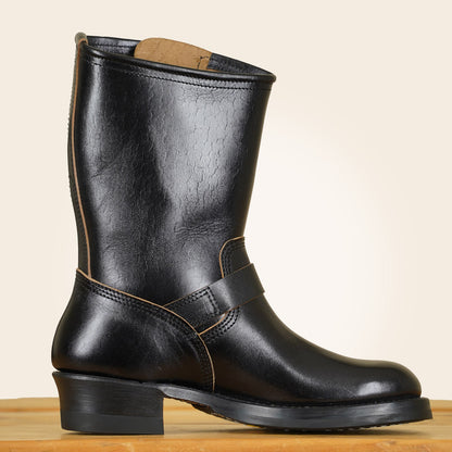 John Lofgren Engineer Boots - Shinki Horsebutt Black
