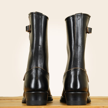 John Lofgren Engineer Boots - Shinki Horsebutt Black