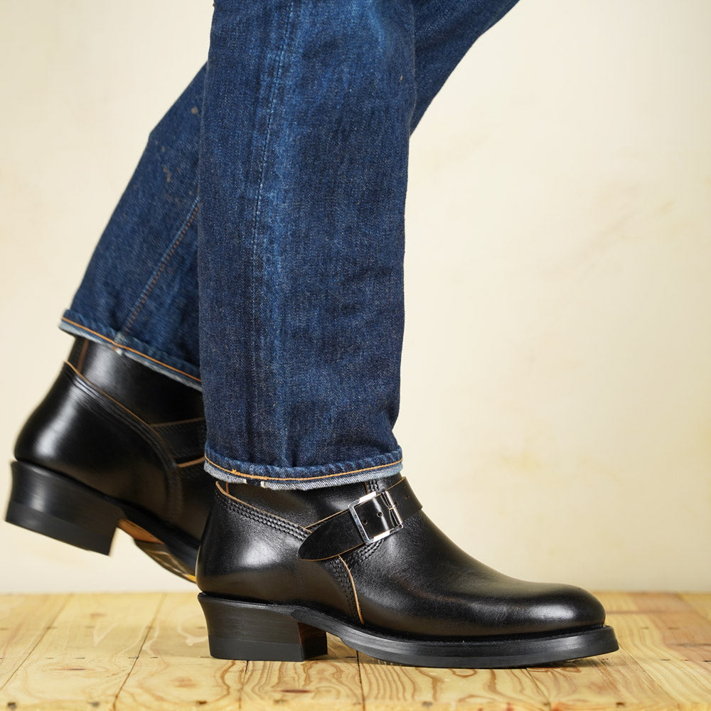 John Lofgren Engineer Boots - Shinki Horsebutt Black