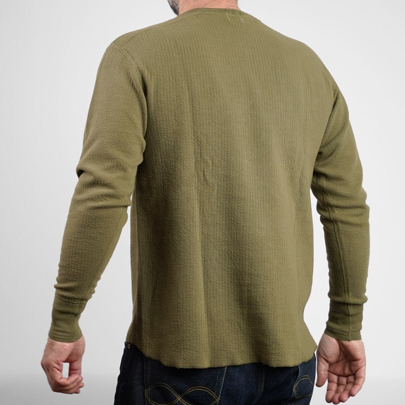 Loop & Weft DOUBLE FACE JACQUARD KNIT CREWNECK