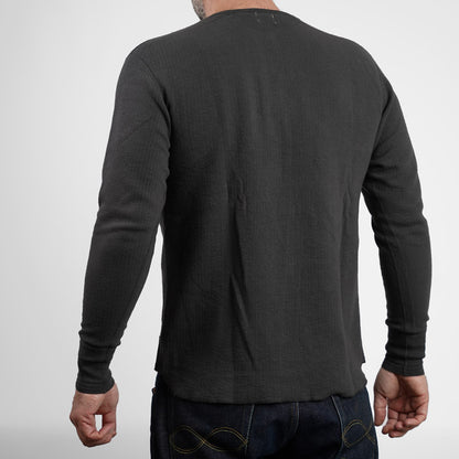 Loop & Weft DOUBLE FACE JACQUARD KNIT CREWNECK