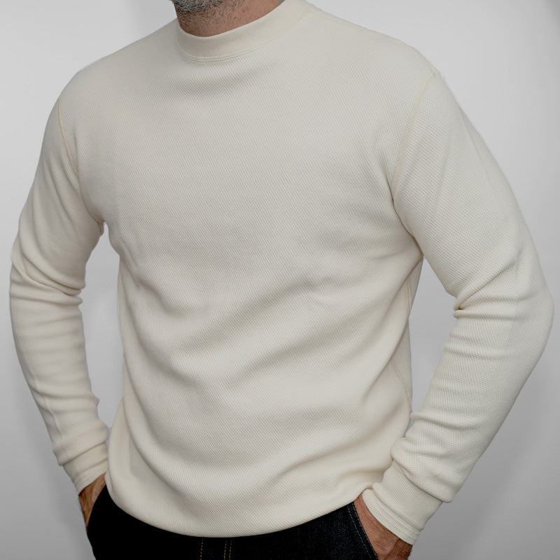 Loop & Weft Mock Neck Ivory